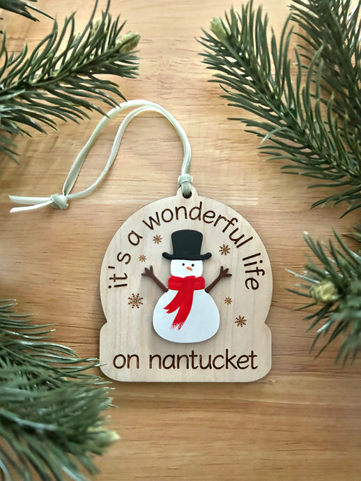 Its A Wonderful Life On Nantucket Ornament