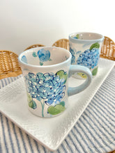 NEW! Blue Hydrangeas Flared Mug