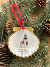 Large Scallop Shell “50th Nantucket Christmas Stroll 2024” Limited Edition Brant Point Ornament