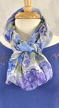 Blue Hydrangeas in Bloom Silk Scarf