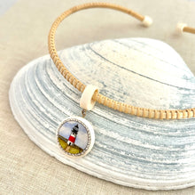 Nantucket Lightship Basket Sankaty Head Lighthouse Ivory Necklace