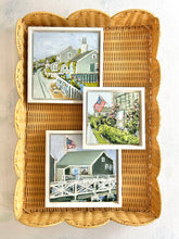 Peru Cottage of Old North Wharf Painting
