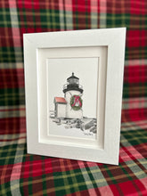 “Brant Point Dressed for the Holidays” Framed Print