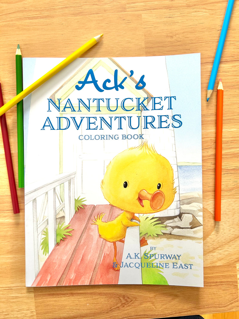 ACKNOWLEDGEMENTS アートブック ACK! The Nantucket Duckling Coloring Book – ACK 4170®