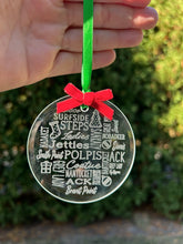 Nantucket Christmas Glass Ornament