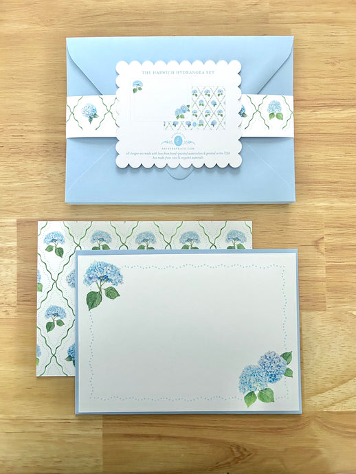 The Harwich Hydrangea Card Set