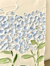 Blue Hydrangea Bouquet Toss Painting