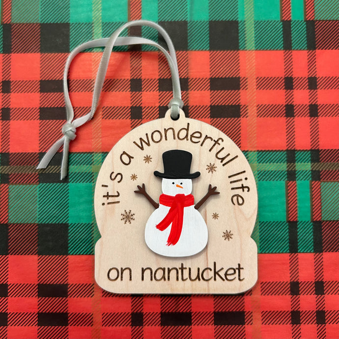 Its A Wonderful Life On Nantucket Ornament