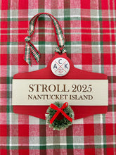 ACK 4170 Christmas Stroll 2025 Nantucket Island Sign Ornament