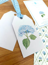 Blue Hydrangeas Gift Tag Set of 10