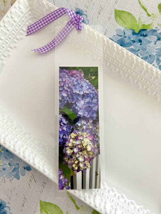 Purple Hydrangea Bookmark