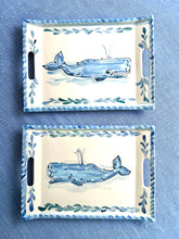 Whale Handcrafted Rectangular Platter Tray (Left)