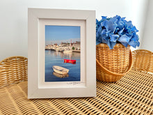 “A Summer Day at the Easy Street Boat Basin” Small Framed Print