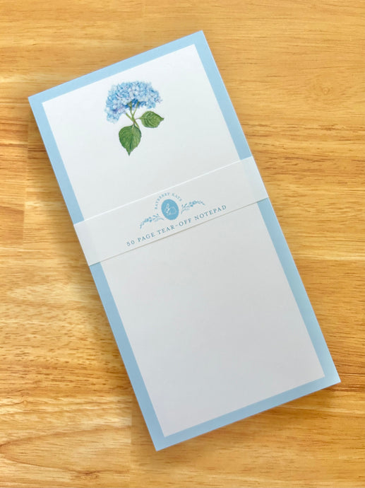 The Harwich Hydrangea Notepad