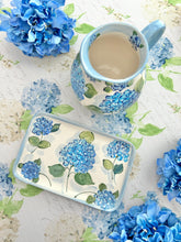 NEW! Blue Hydrangea Rectangular Platter Tray