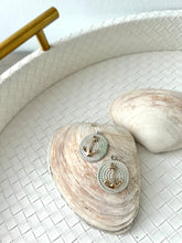 Silver & Gold Anchor and Rope Earrings