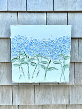 Blue Hydrangea Bouquet Toss Painting