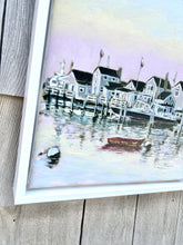 Sunrise Glow on Old North Wharf Painting