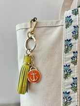 Anchor & Tassel Spartina Bag Charm Key Chain