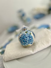 Blue Hydrangeas in Bloom Handcrafted Ornament