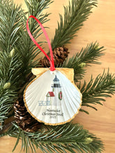 Nantucket Christmas Stroll 2025 Brant Point Large Scallop Shell Ornament