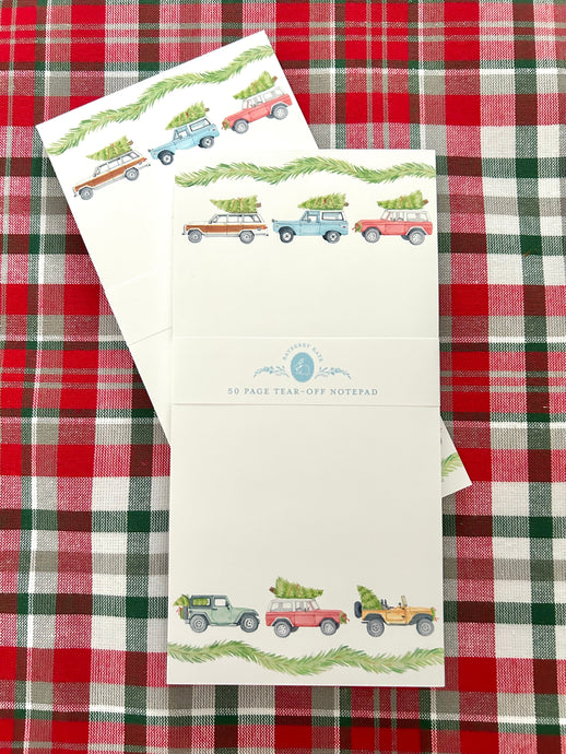 Christmas Cruisers Notepad