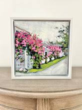 Sconset Rose Cottage in Bloom Painting