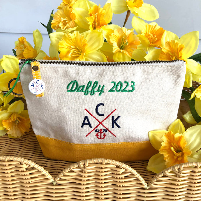 ACK 4170 Daffy 2024 Embroidered Canvas Bag