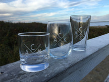 ACK 4170 Etched Stemless Wine Glass Set of 2