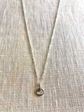 Sterling Silver Tiny Nantucket Island Cut Out Necklace