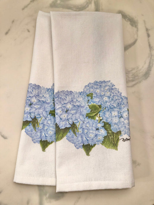 Nantucket Blue Hydrangea Towel