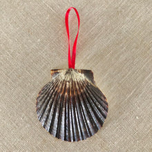 Scallop Shell Nantucket Lightship Hydrangea Basket Ornament