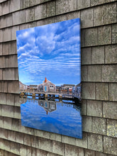 “Old North Wharf Cottage Reflections" Canvas Art Print