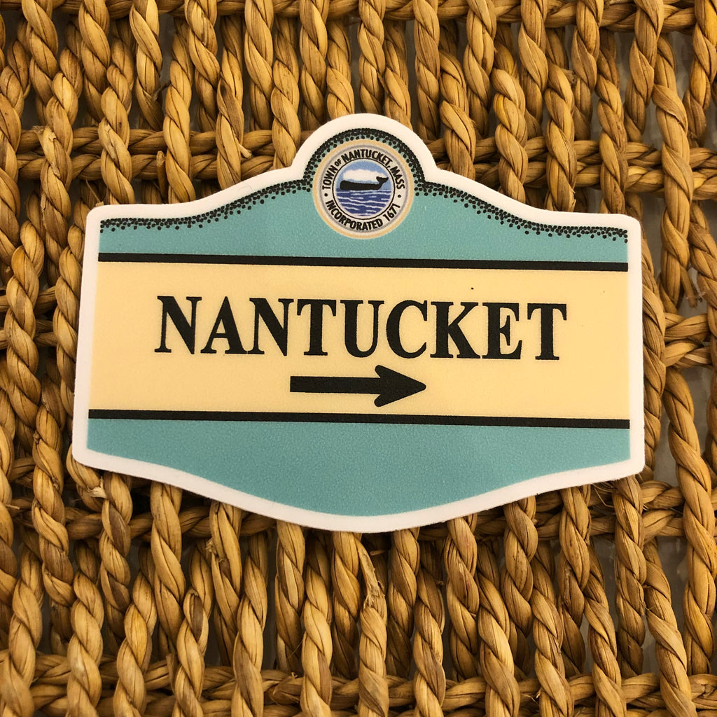 Town of Nantucket Sign Sticker – ACK 4170®
