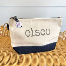 Navy Cisco Canvas Zip Bag