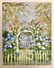 “Nantucket in Bloom” Framed Watercolor Print