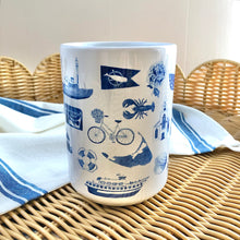 Navy & White Nantucket Icon Mug