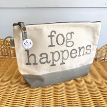 Grey Fog Happens Canvas Zip Bag