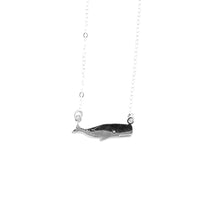 Sterling Silver Nantucket Whale Necklace