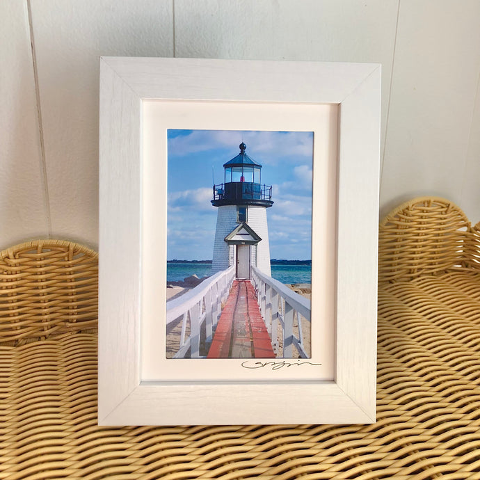 “Beautiful Brant Point” Small Framed Print