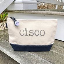 Navy Cisco Canvas Zip Bag