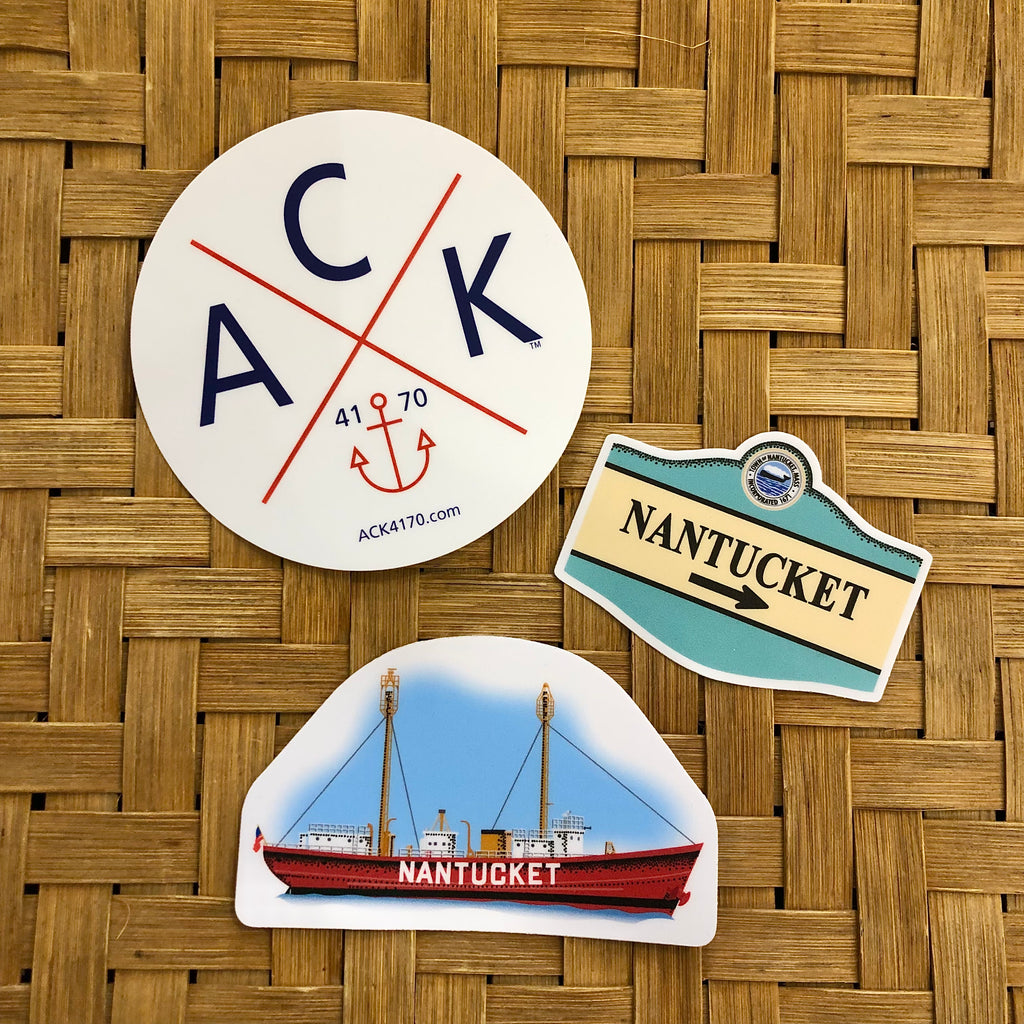 Town of Nantucket Sign Sticker – ACK 4170®