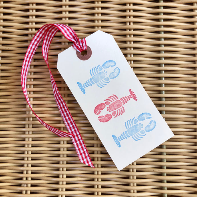 Red Lobster Gift/Wine Tags