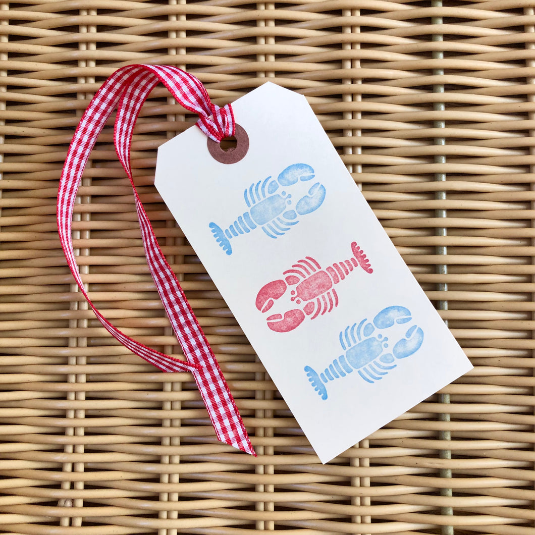 Red Lobster Gift/Wine Tags