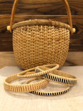 Wide Natural Nantucket Lightship Basket Bracelet