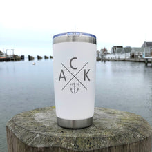 ACK 4170 Stainless Steel White 20 oz. Insulated Tumbler