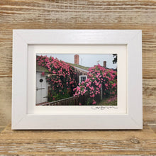 “The Rose Cottage in Sconset” Small Framed Print