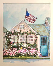 “Oh My Nantucket” Large Framed Watercolor Print