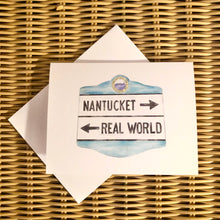 Nantucket / Real World Sign Watercolor Boxed Card Set