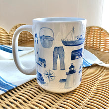 Navy & White Nantucket Icon Mug